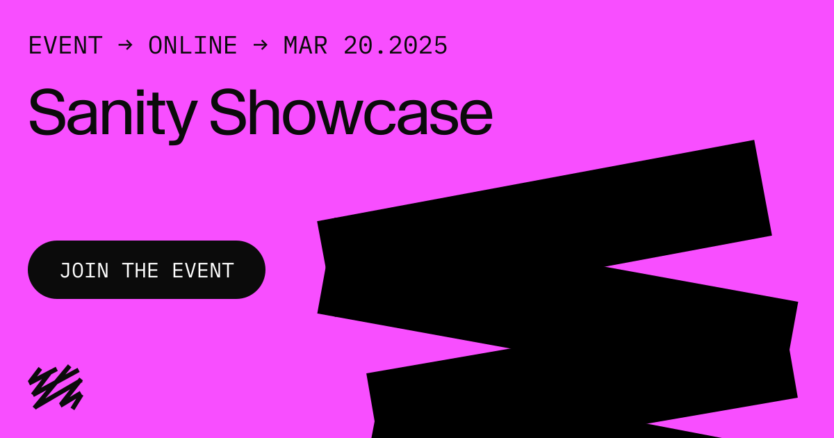 Sanity Showcase Sanity